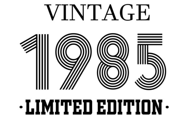 Download Vintage Since 1985 Svg, Birthday Svg, 37 - 1985 Collection