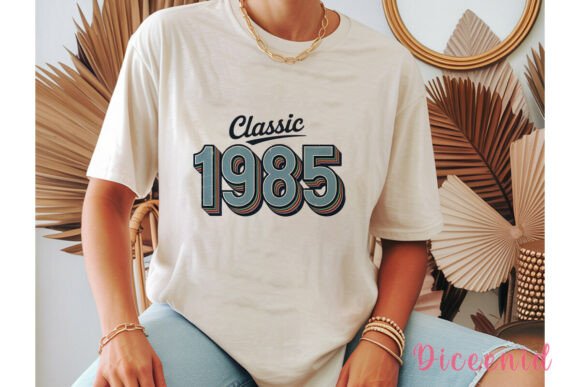 Download Classic 1985 Distressed PNG Clipart - 1985 Collection
